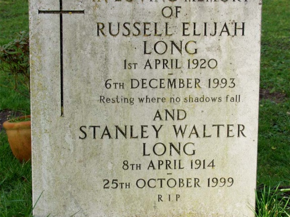 LONG Russell Elijah 1920-1993 and Stanely Walter LONG 1914-1999